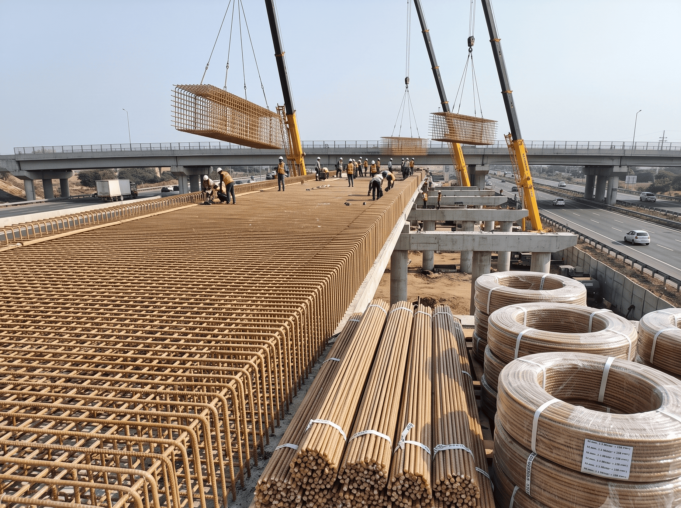 GFRP rebar bridge application